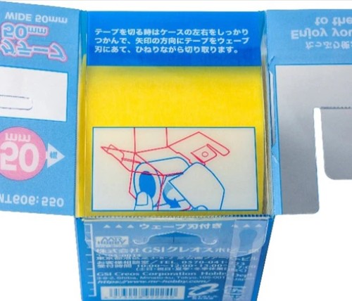 Mr.Hobby MT606 masking tape verpakking GSI Creos 50mm