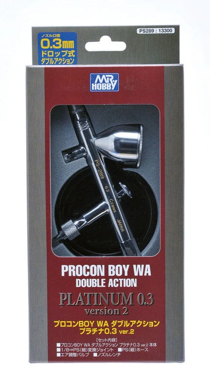 Mr.Hobby PS289 Procon Boy WA 0.3 Ver.2 Platinum Airbrush