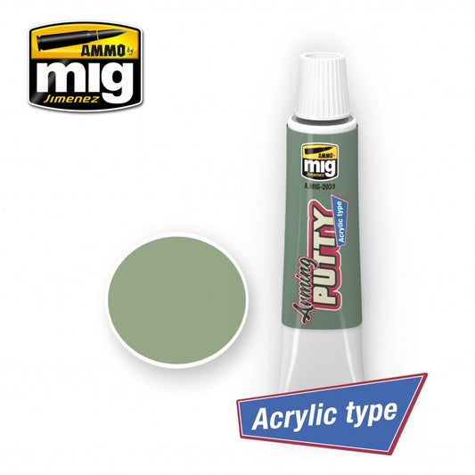 Ammo MIG 2039 Acrylic Putty – Verdunbare Modelbouw Plamuur voor Naden en Detailwerk