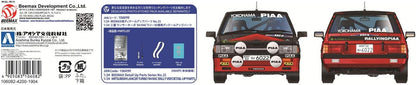 Beemax 1/24 Mitsubishi Lancer Turbo RAC Rally 1984 Advan modelbouwkit doos