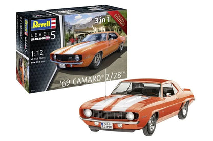 Revell 1:12 Chevrolet Camaro Z/28 1969 - 3 Versies - 07727