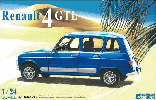 Ebbro Renault 4 GTL 1:24 25099 – Modelbouw Bouwpakket