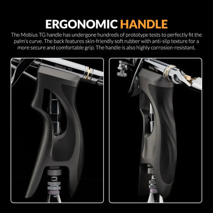 Gaahleri Mobius TG ergonomische handgreep trigger airbrush links en rechtshandig