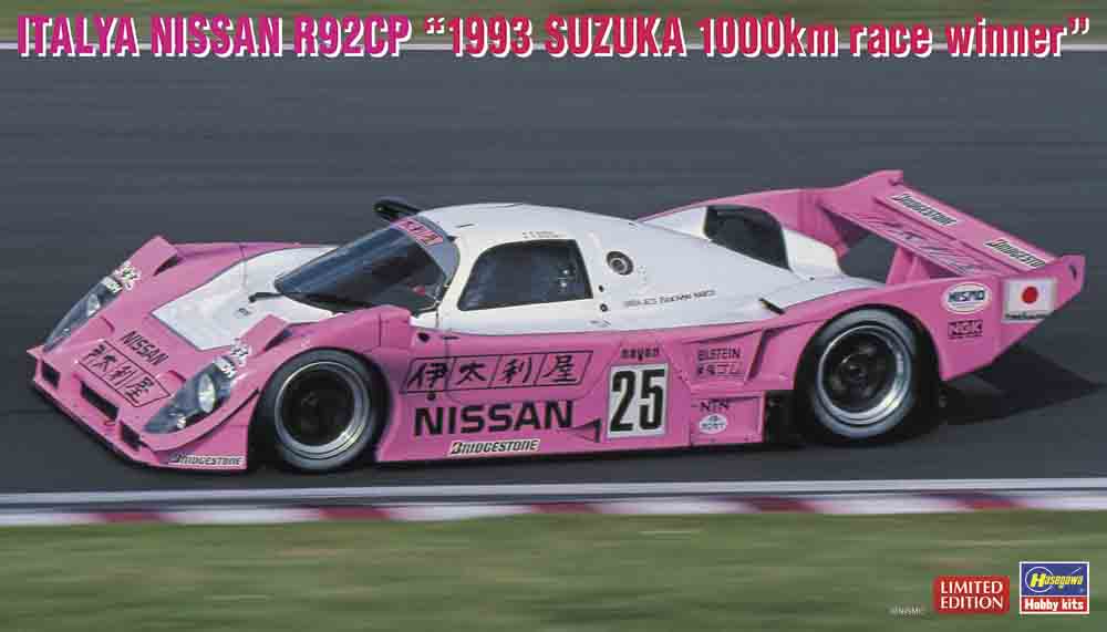 1:24 Hasegawa ITALYA Nissan 92CP 1993 Suzuka Racewinner HAS20474