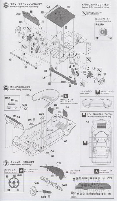 voorbeeld bouwbeschrijving Hasagawa van de Lancia Stratos HF 1977