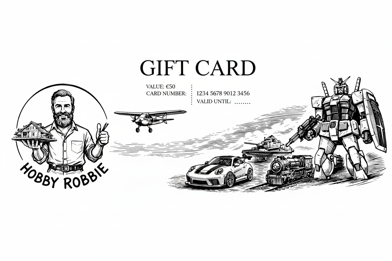 Cadeaubon Hobby Robbie - Modelbouw & Hobbyartikelen Cadeaukaart