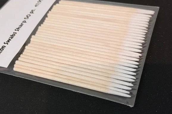 Hobby Robby Cotton Swabs Wood Sharp Tip 50 Pieces