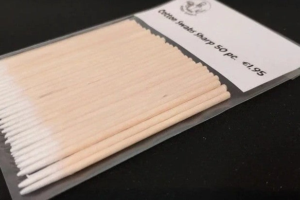 Hobby Robby Cotton Swabs Wood Sharp Tip 50 Pieces