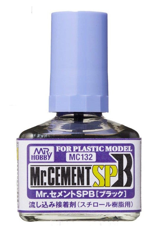Mr.Hobby Cement SPB Zwarte versie 40 ml MC132