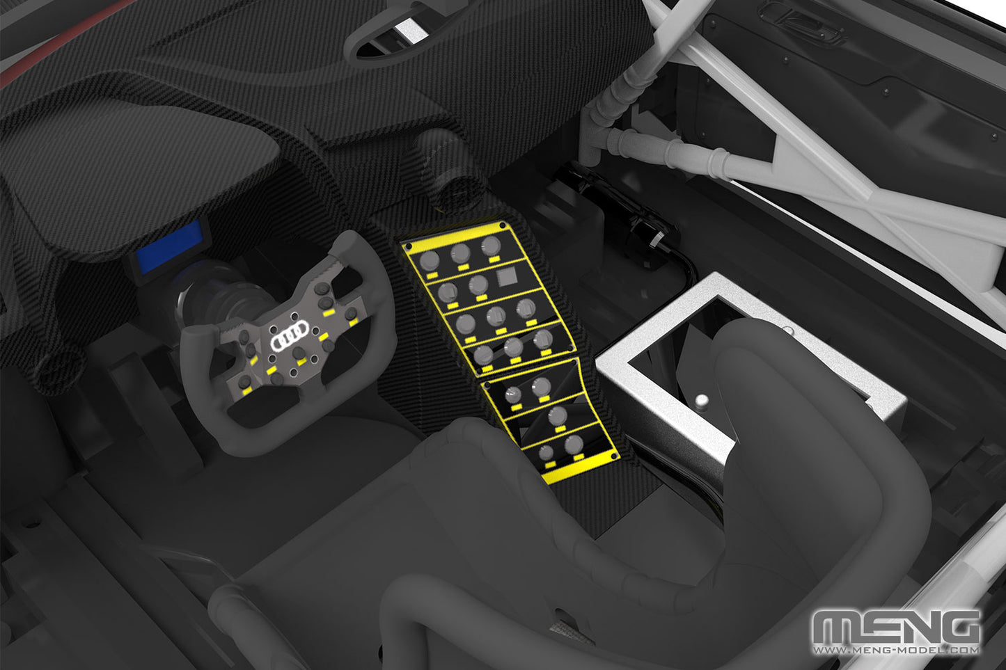 1:24 Meng Audi R8 LMS GT3 Ultra Eva Test Mecs008