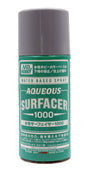 Mr. Hobby Aqueous Grijze Primer 1000 170ml spray modelbouw primer voor egale verf voorbereiding