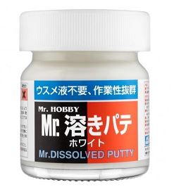 Mr. Dissolved Putty vloeibare plamuur voor modelbouw en naadloze afwerking