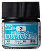 Mr Hobby Aqueous Gloss Black H002 glanzende zwarte modelbouw verf 10ml