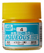 Mr Hobby Aqueous Gloss Yellow H004 glanzende gele modelbouw verf 10ml