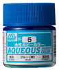 Mr Hobby Aqueous Gloss Blue H005 glanzende blauwe modelbouw verf 10ml