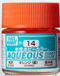 Mr Hobby Aqueous Gloss Orange H014 glanzende oranje modelbouw verf 10ml