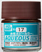 Mr Hobby Aqueous H017 Cocoa Brown Hull Red halfglanzende modelbouw verf 10ml