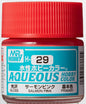 Mr Hobby Aqueous Gloss Salmon Pink H029 glanzende zalmroze modelbouw verf 10ml