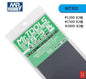 Mr.Hobby Waterproof Schuurpapier Set Fijn #1200 #1500 #2000 MT302