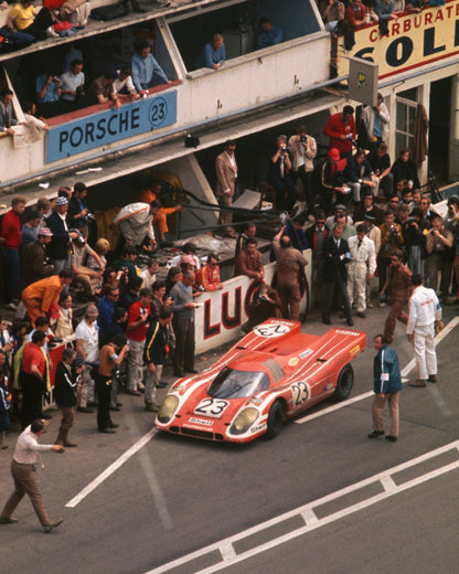 Porsche 917K Le Mans 1970 winnaar pitsstop