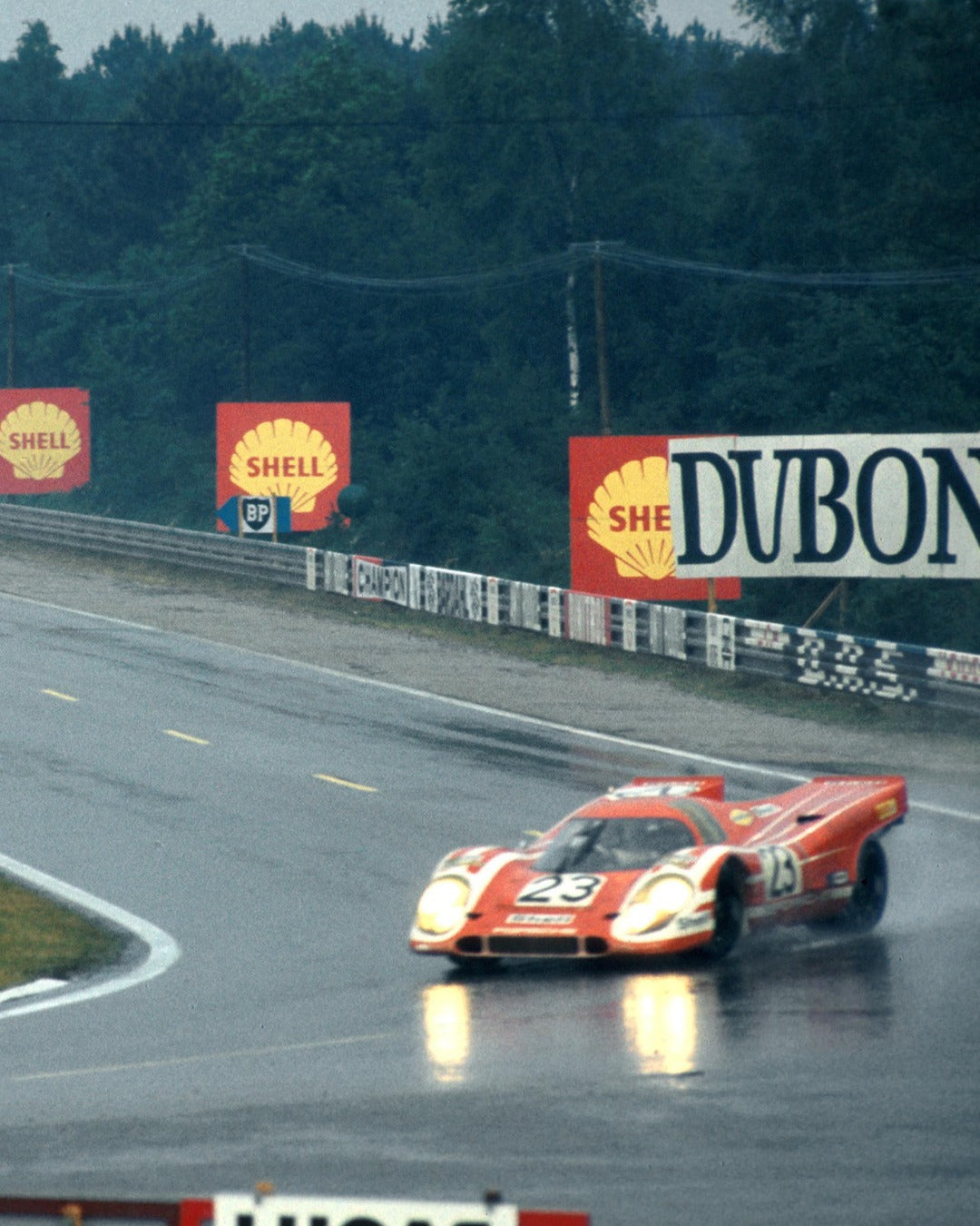 Porsche 917K Le Mans 1970 winnaar regen