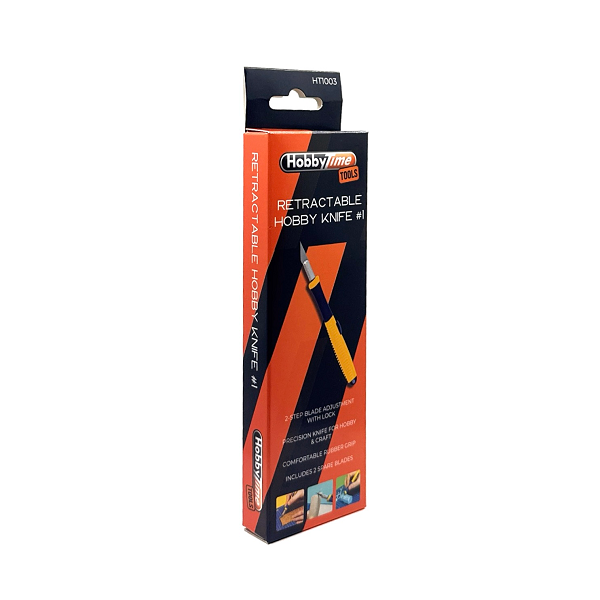 HobbyTime HT1003 retractable hobby knife verpakking modelbouw mes